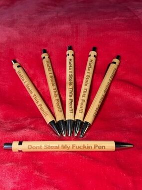 Custom Engraved Bamboo Pen